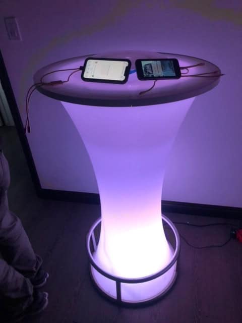 LED Charging Station rental for events in Los Angeles, Orange County, and nationwide