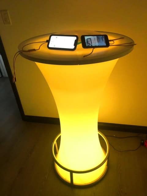 LED Charging Station rental for events in Los Angeles, Orange County, and nationwide