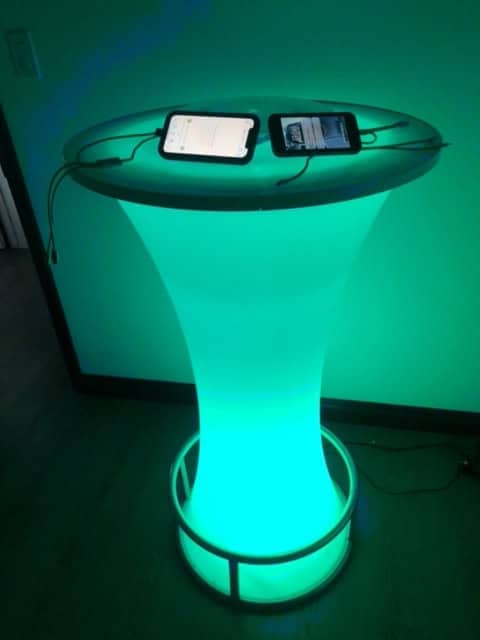 LED Charging Station rental for events in Los Angeles, Orange County, and nationwide