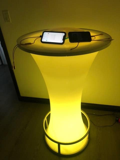 LED Charging Station rental for events in Los Angeles, Orange County, and nationwide