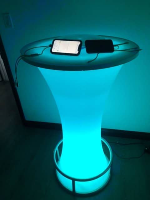 LED Charging Station rental for events in Los Angeles, Orange County, and nationwide