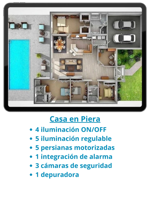 3Ddomótica. Instalaciones domóticas en Barcelona, sin cables ni obras. Trabajos recientes. Casa en Piera.