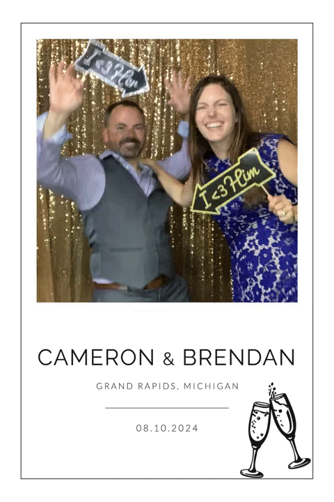 Cameron and Bredan - Digital - Ashley-4 Photo Booth Rental Grand Rapids Michigan