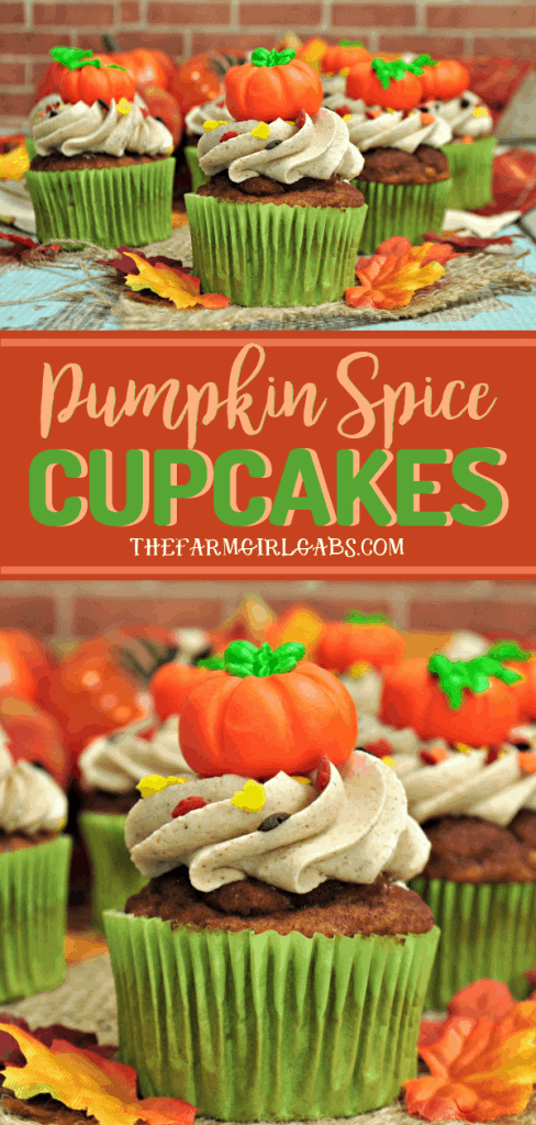 Pumpkin Spice Cupcakes - The Farm Girl Gabs®