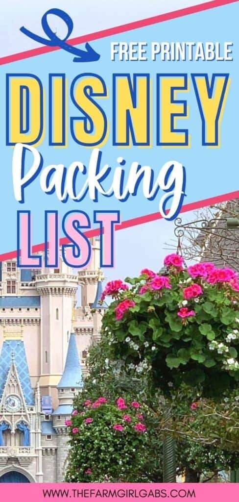 Heading to Walt Disney World Soon. Pack more fun and print this Essential Walt Disney World Packing List so you don't forget any of the Disney Packing essentials! Check out this ultimate Disney Planning Guide. Plan your perfect Disney World Vacation with these helpful Disney vacation tips. Print out this free Disney Packing List before you leave. This printable packing list will guide you on your way. #disneyworld #disneypackinglist #disneyhacks #disneytrip