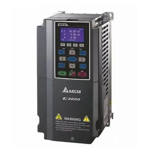 Delta C2000 VFD – High-performance vector control drive for industrial automation and heavy-duty applications.
