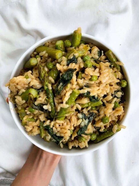 20 Minute Risotto Recipe for Spring