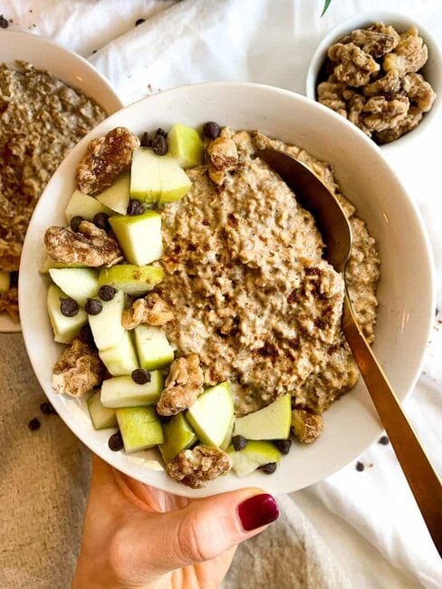 Healthy Gingerbread Overnight Oats - Gluten Free Recipe