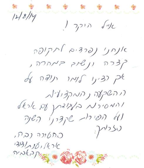 חוות דעת מוטוריקל, בעיצומו של טיפול.