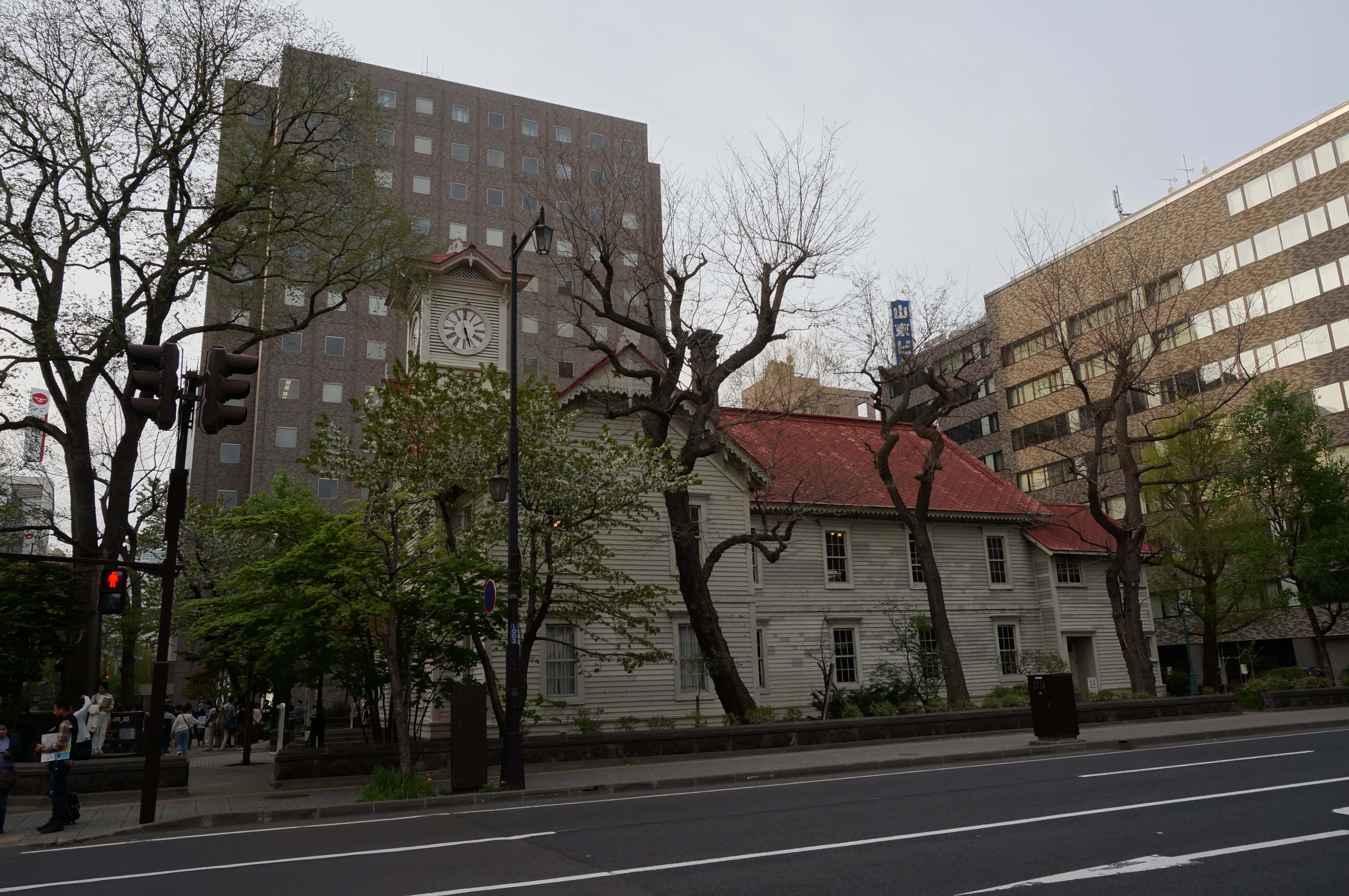 札幌時計台の外観引き