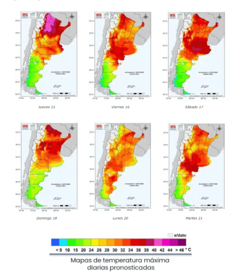 Pronóstico de lluvias hasta el 26 de enero: tormentas, calor intenso y señales de La Niña 1 image