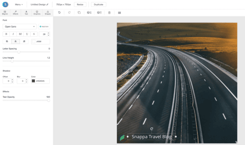 create travel graphics for your blog