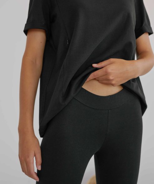 Alternative view of Черные велосипедки для будущих и кормящих мам Manila