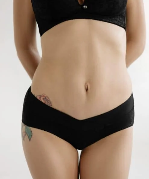 Черные трусики для будущих и кормящих мам Beliz