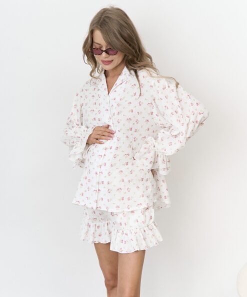 Молочный костюм для будущих и кормящих мам Naomi