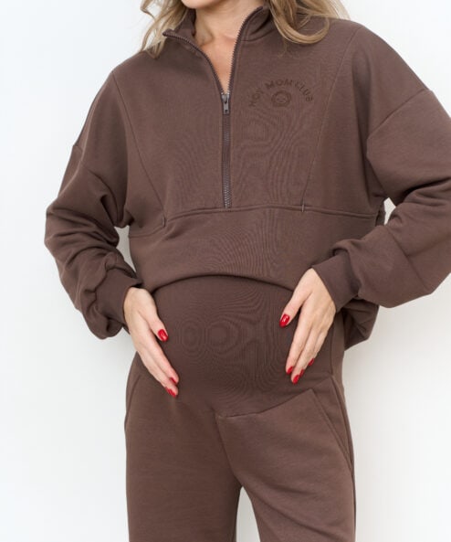 Alternative view of Шоколадные брюки для будущих мам Teo