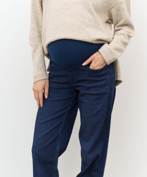 Alternative view of Темно-синие теплые джинсы для будущих мам Vitta Warm