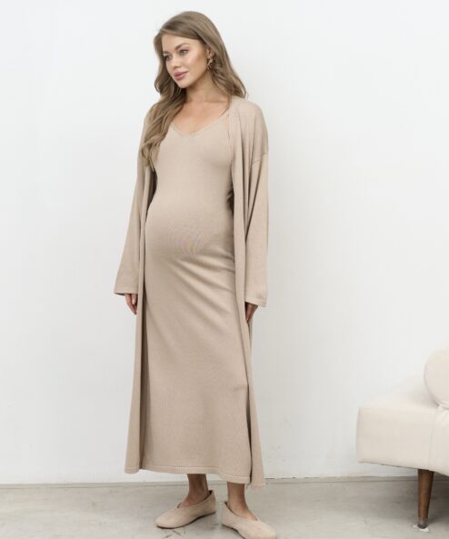 Бежевый комплект для будущих мам Amalfi