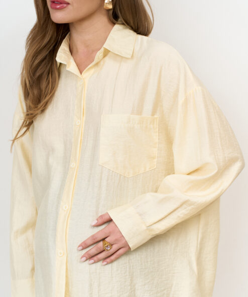 Alternative view of Лимонная блуза свободного кроя Silky