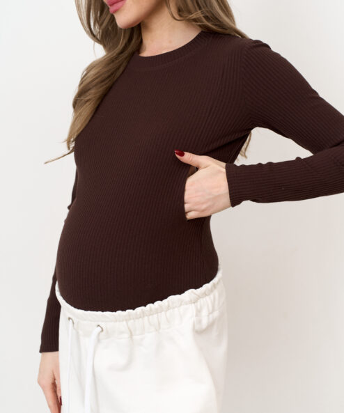 Alternative view of Шоколадное боди для будущих и кормящих мам She