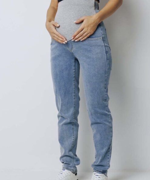 Alternative view of Голубые джинсы moms для будущих мам Frank