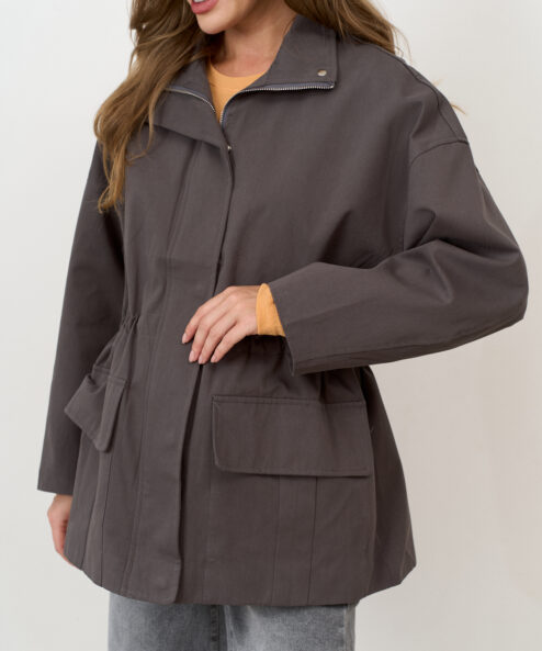 Alternative view of Темно-серая куртка-парка для будущих и кормящих мам Rain