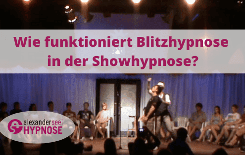 Blitzhypnose in der Showhypnose