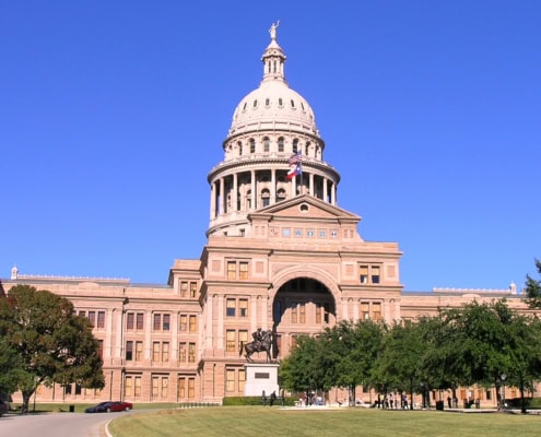 Texas State Capitol building in Austin TX