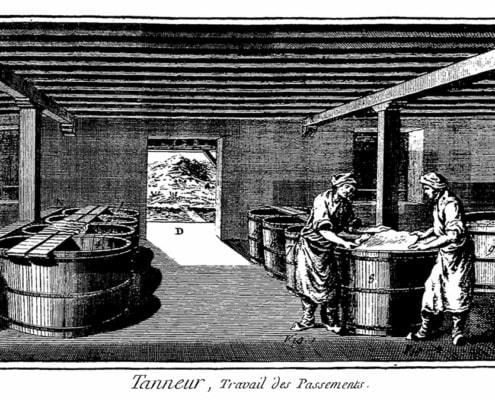 Tanneur - Travail des passements - Les balades numériques