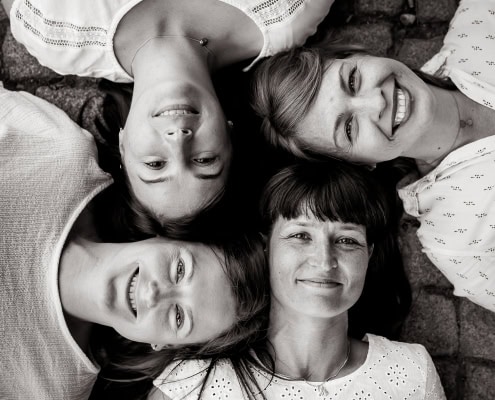 4 Friends in BlackandWhite