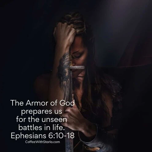 put on the armor of God, godly women armor of God