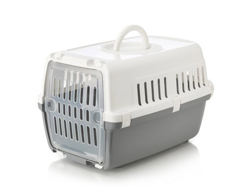 Транспортна чанта ZEPHOS 1 - студено сиво / бяло