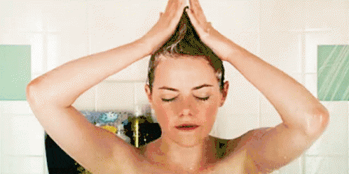 Haare waschen