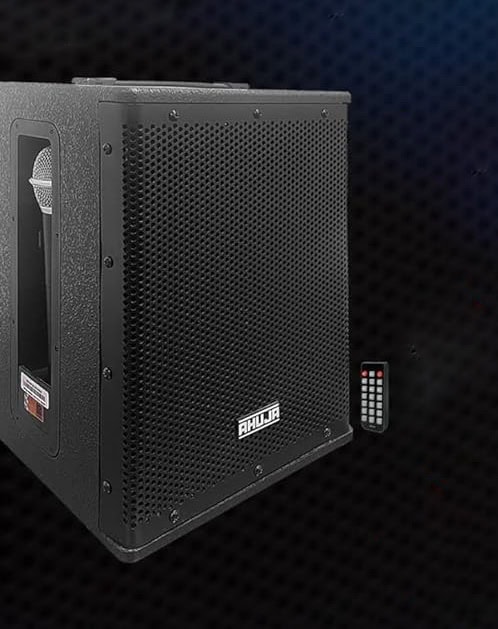 Ahuja ABX -500 – PA Amplifier Bulit In 30W Full Range Dual Cone Speaker