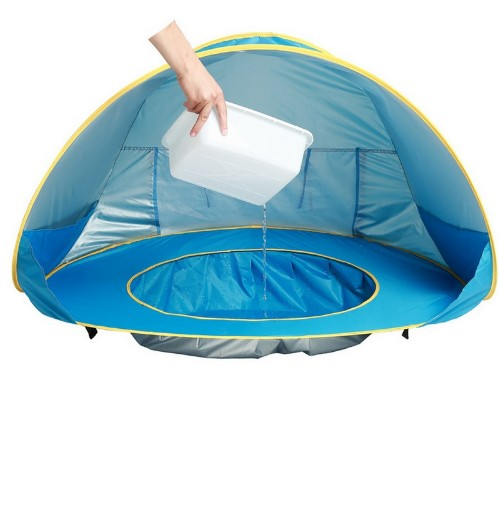 UV protecting baby beach tent
