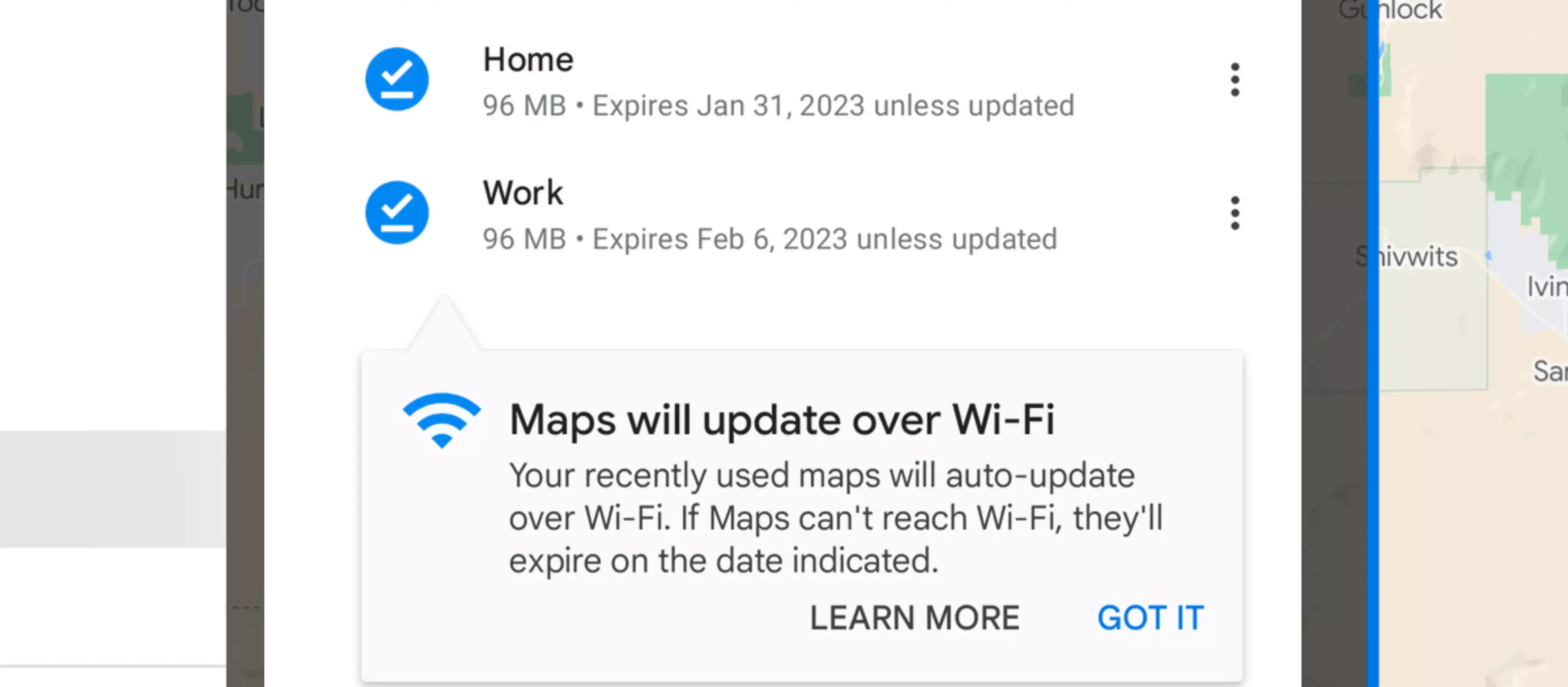 offline maps