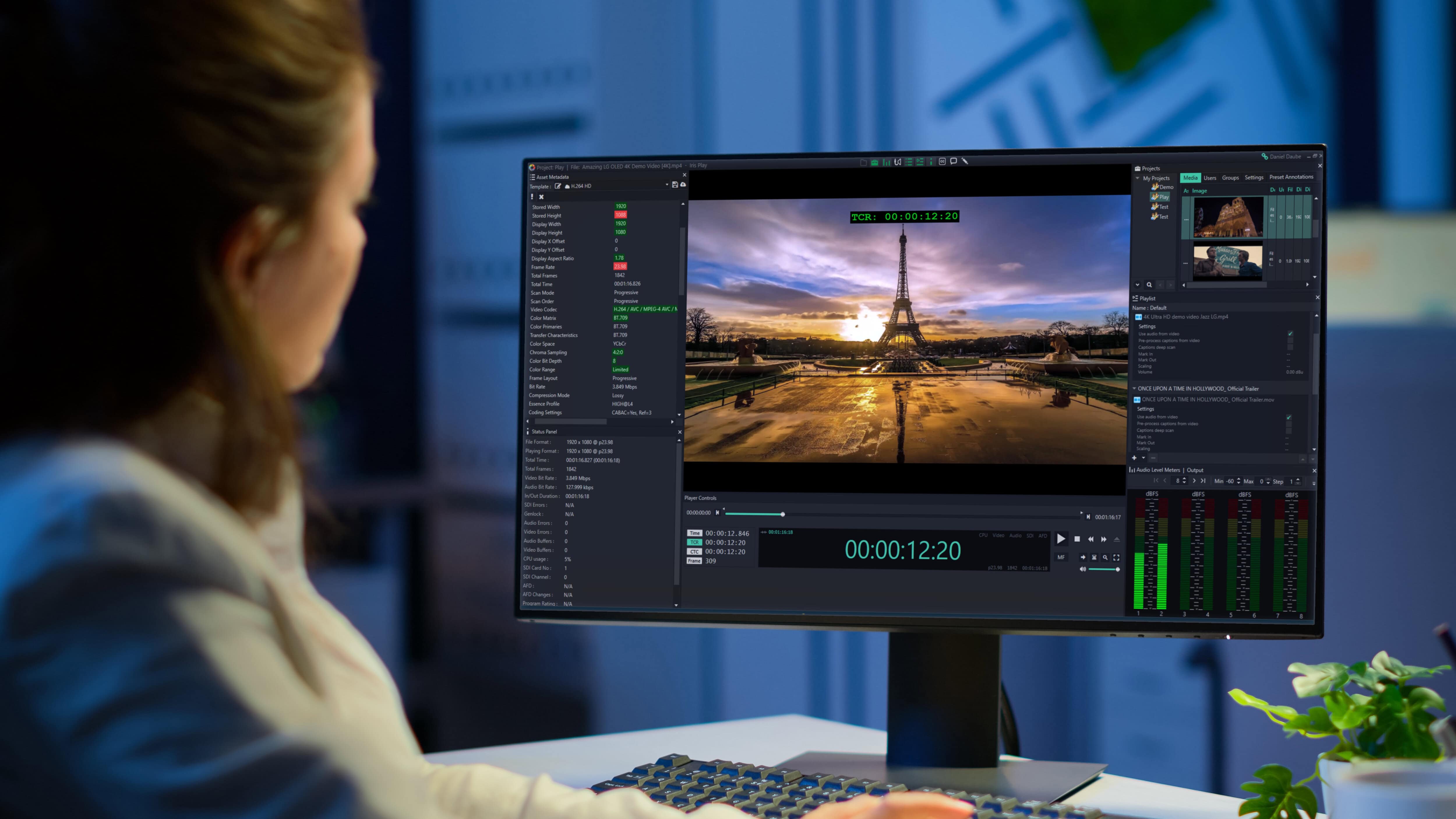 Iris Play is the newest application that provides a low-cost timecode accurate player and basic QC workflow tool for asset validation and approvals. 