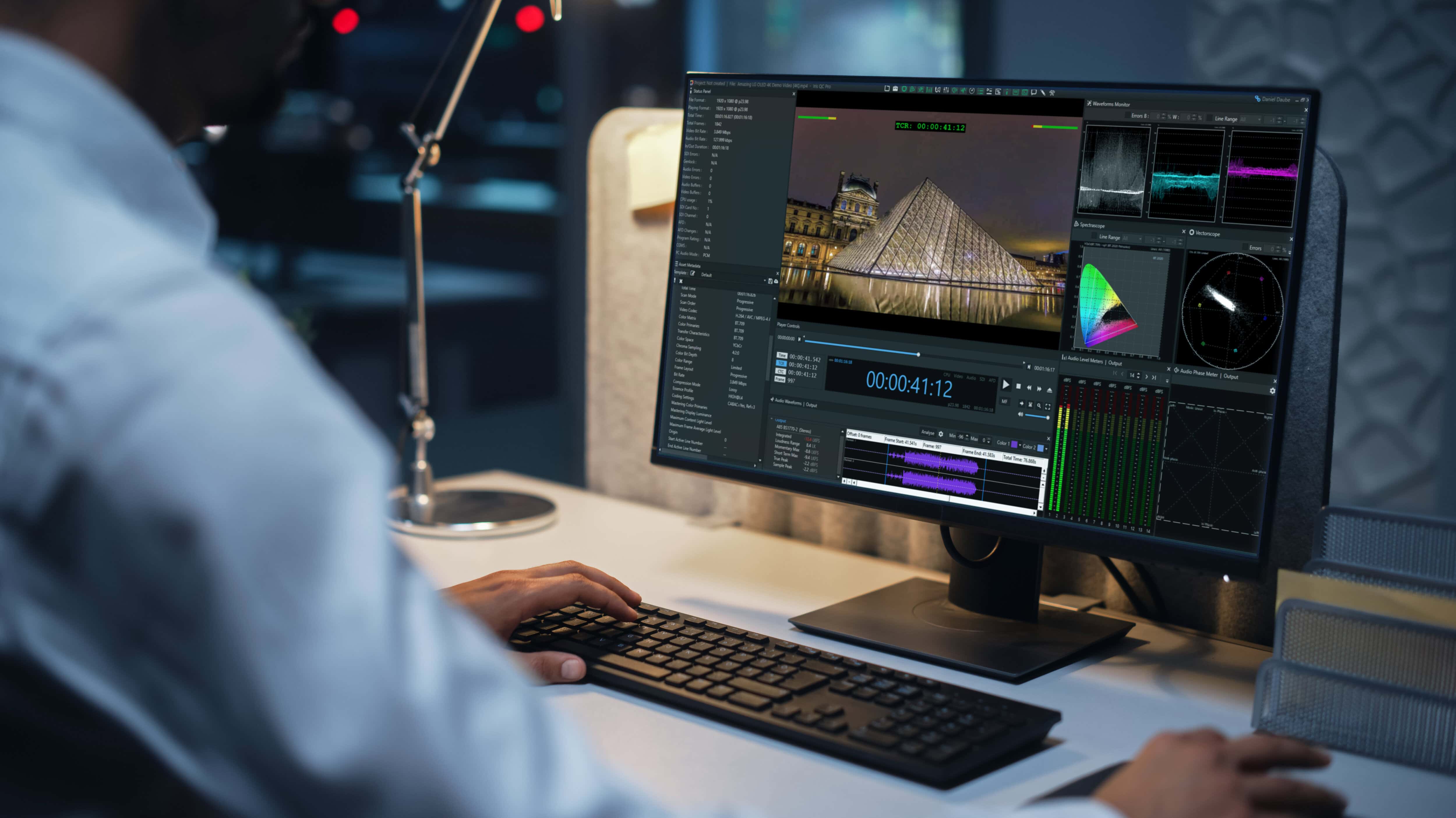 GrayMeta's Iris QC family of applications are advanced solutions that integrate both media playback, validation, and quality control capabilities. 