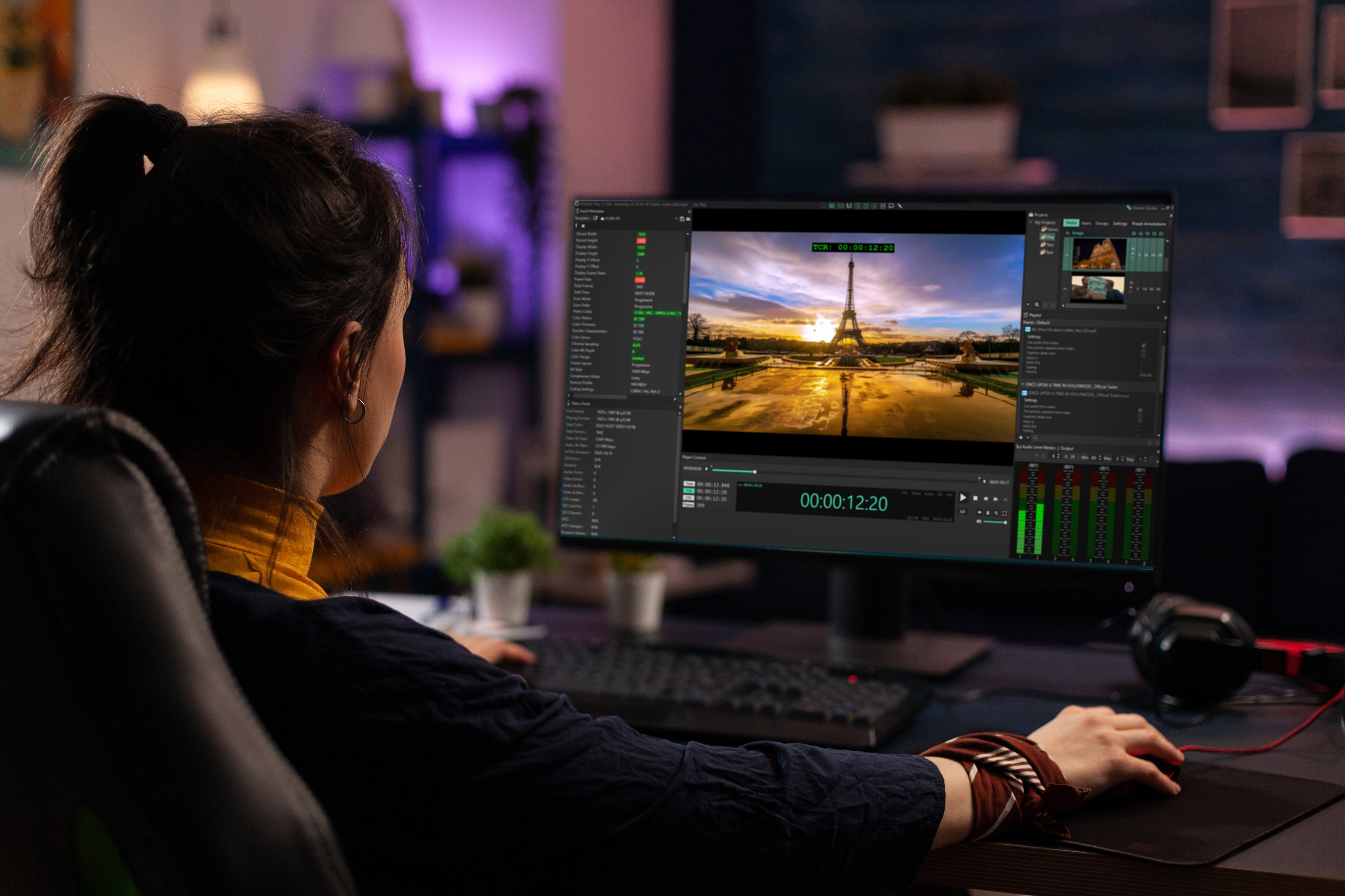 Iris QC Pro or Iris Anywhere QC, each provides detailed analytics, review and reporting features regarding virtually any video, audio, caption, metadata or compliance issue. Iris will playback virtually any video codec, wrapper, audio format and supports over 20 closed caption/subtitle types. 