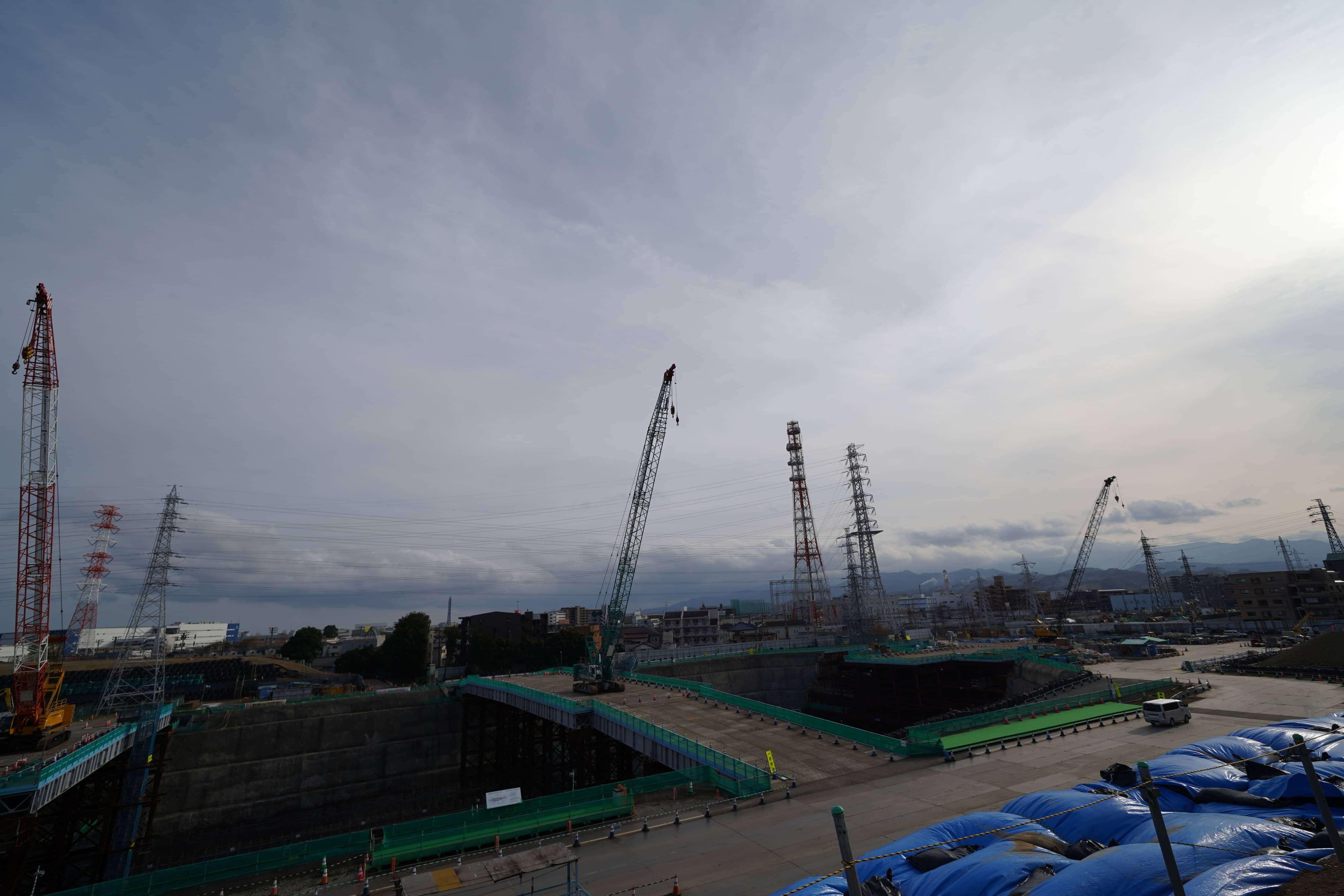 リニア神奈川県駅の掘割工事地下空間６