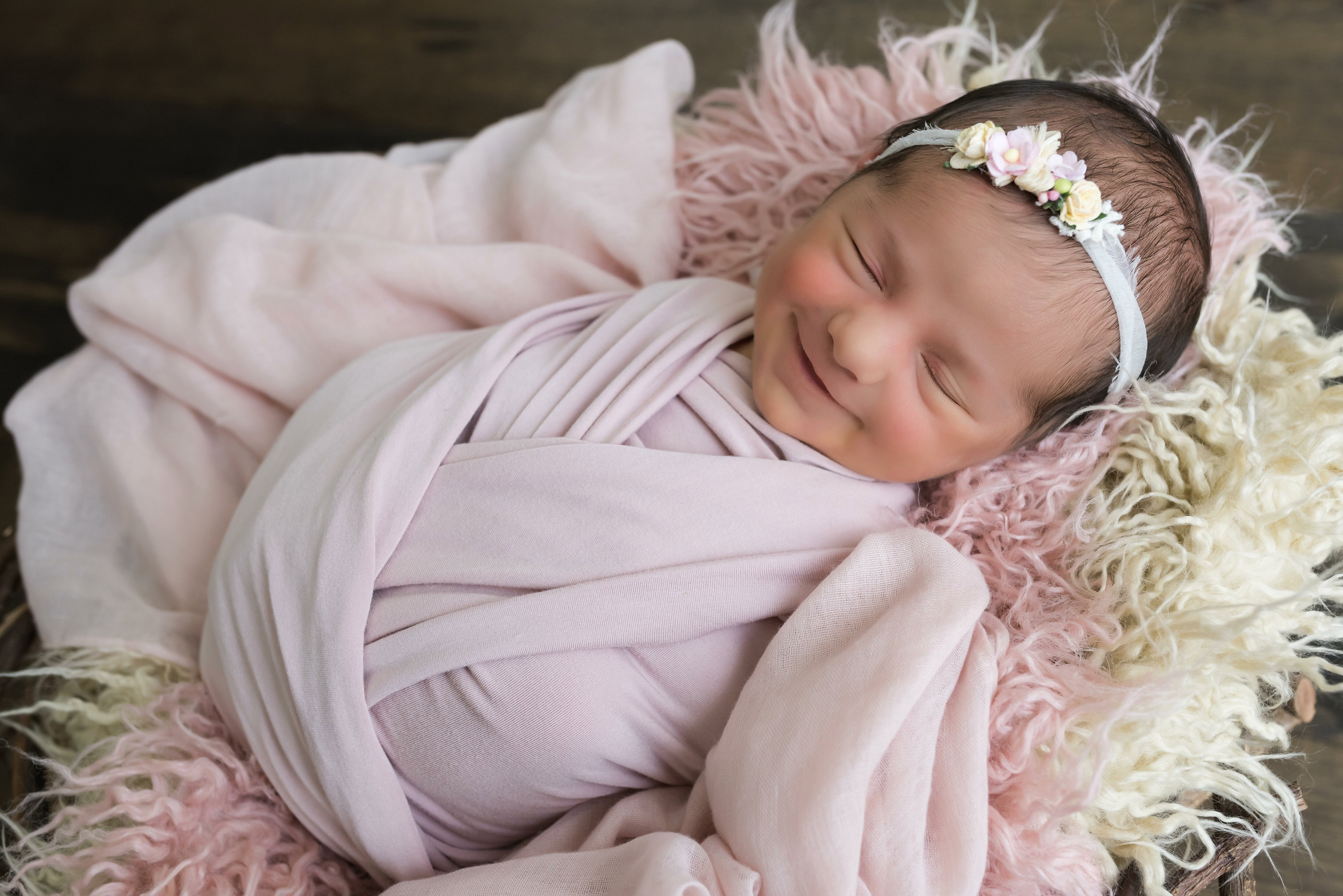 Newborn Photography in Orange County Photographer Studio