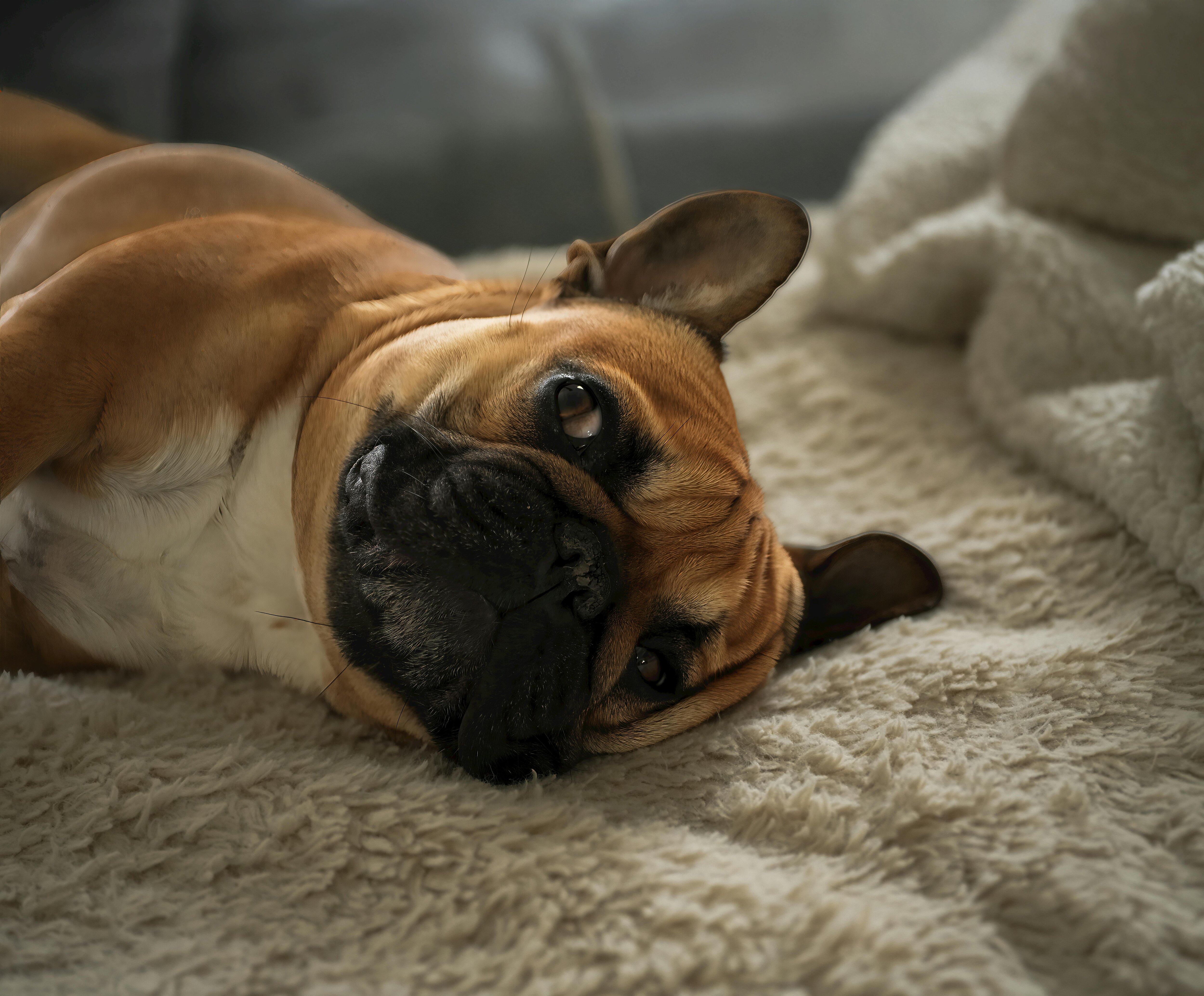 chien qui se repose