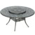 61" Round Table W/ 31" Lazy Susan (Lattice Style)