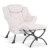 Beige With Ottoman