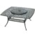 64" Square Dining Table W/ 35.4" Lazy Susan (Elizabeth Style)