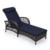 Dark Brown Wicker/Red Cushion