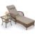 Brown Wicker/Beige Cushion