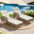 Brown Wicker/Beige Cushion