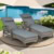 Gray Wicker/Gray Cushion