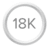 18K White Gold